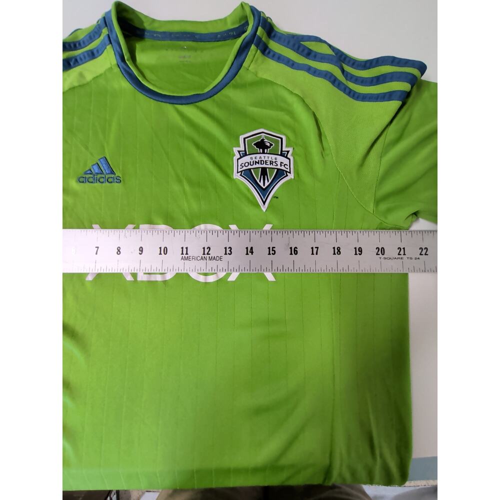 Official Seattle Sounders Seattle Sounders FC Adidas Xbox Jersey Green Blue L - Picture 4 of 6